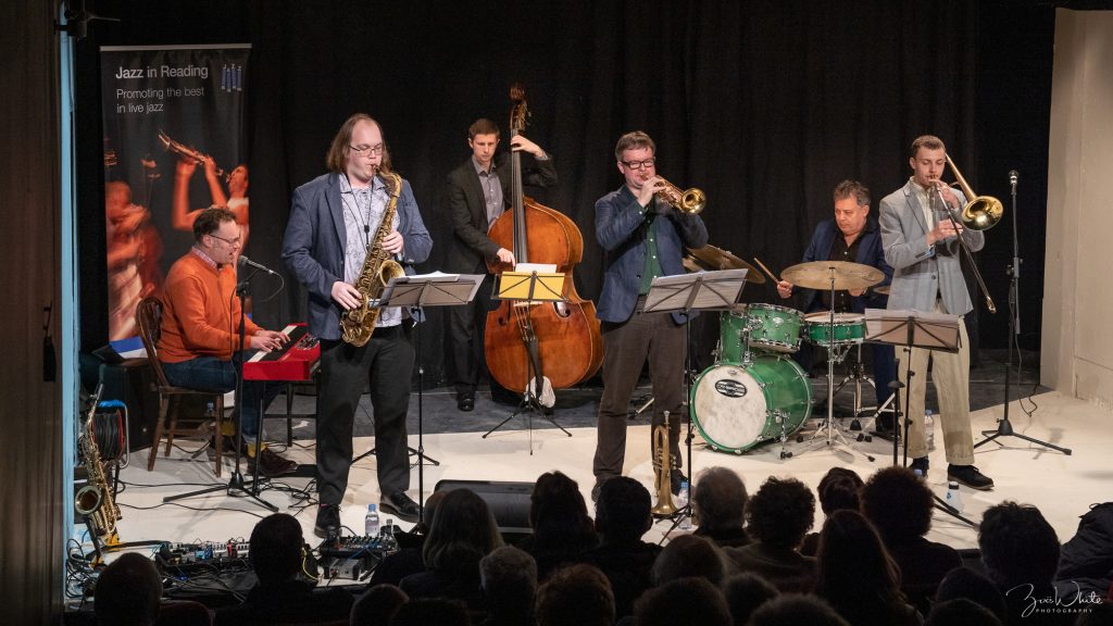 Progress Theatre 26 November 2021 | Clark Tracey Sextet – photo by Zoë White